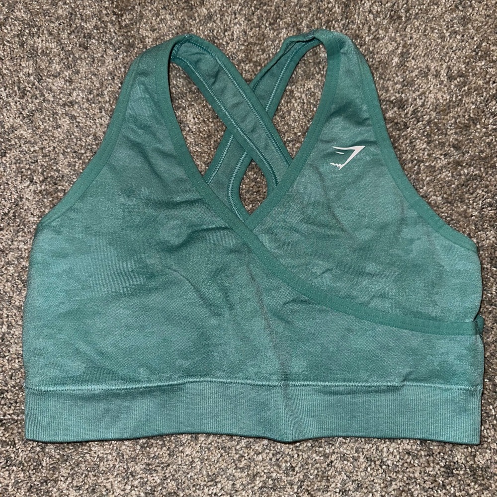 gymshark adapt camo seamless sports bra
